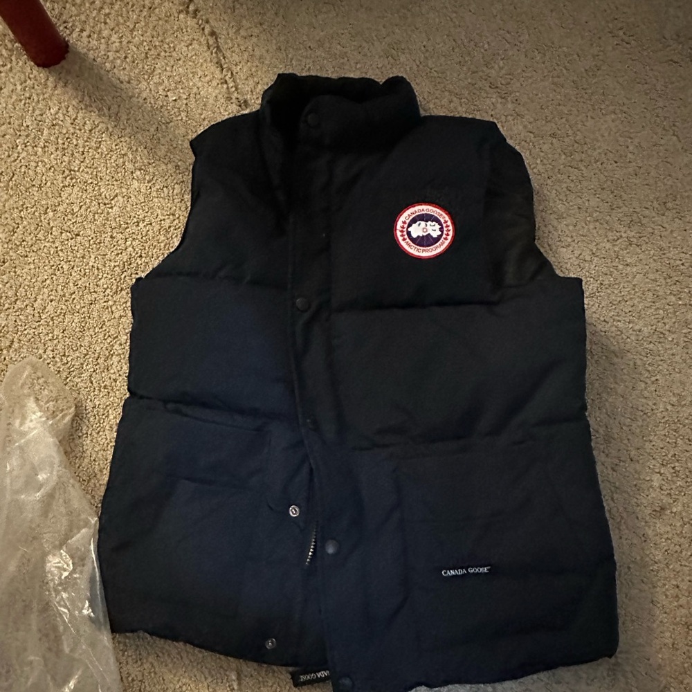 Kids Canada Goose Navy Puffer Vest